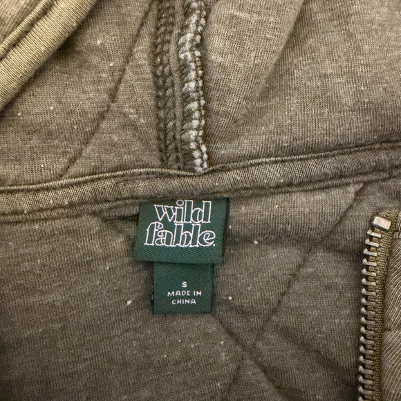 Wild Fable Olive Green Quilted Jacket - Picture 4 of 4